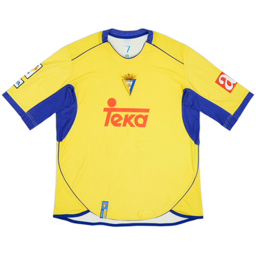 2007-08 Cadiz Home Shirt - 7/10 - (L)