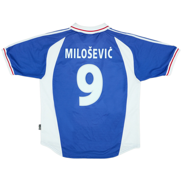 2000-01 Yugoslavia Home Shirt Milosevic #9 - 5/10 - (L)