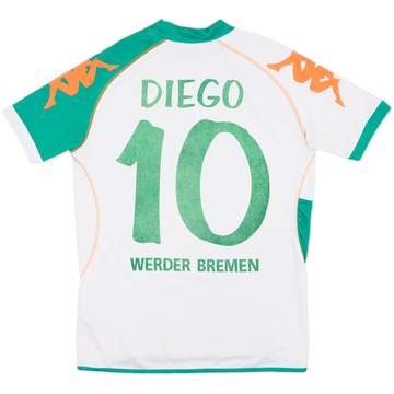 2006-07 Werder Bremen European Home Shirt Diego #10 - 5/10 - (M)