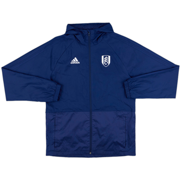 2017-18 Fulham adidas Hooded Rain Jacket - 8/10 - (M)