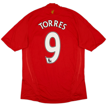 2008-10 Liverpool Home Shirt Torres #9 - 6/10 - (M)