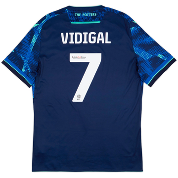 2023-24 Stoke City Away Shirt Vidigal #7 - 10/10 - (XL)