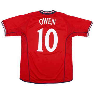 2001/03 OWEN #10 England Vintage Umbro Home Football Shirt