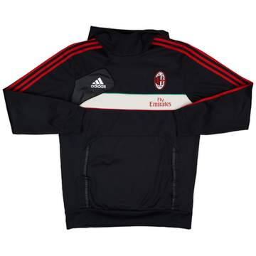 2012-13 AC Milan adidas Hooded Sweat Top - 5/10 - (L/XL) 2012-13 AC Milan adidas Hooded Sweat Top - 5/10 - (L/XL)