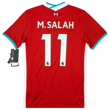 2020 21 Liverpool Home Shirt M.Salah 11 6 10 L