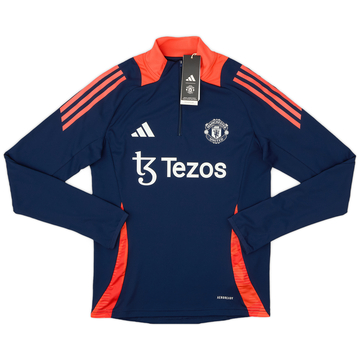 2024-25 Manchester United adidas 1/4 Zip Training Top