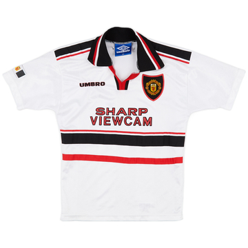 ウェア Manchester United 1997/98 Away Uniform 1997-99 Manchester United Away Shirt - 8/10 - (M.Boys)