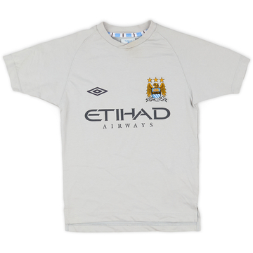 1993-95 Manchester City Home Shirt White #7 - 7/10 - (S.Boys)