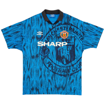 1992-93 Manchester United Away Shirt - 8/10 - (L)