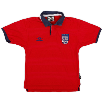 2002-04 England Away Shirt Beckham #7