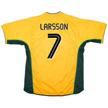 1998-99 Celtic Away Shirt Larsson #7 - 8/10 - (XL)