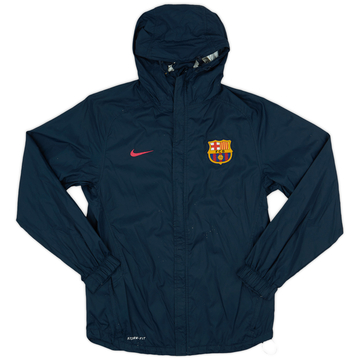 2012 13 Barcelona Nike Hooded Rain Jacket 7 10 S