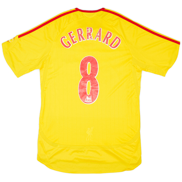2007-08 Liverpool Away Shirt Gerrard #8 - 7/10 - (S)