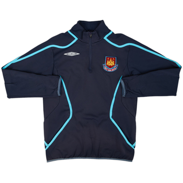 2018-19 West Ham Umbro 1/4 Zip Drill Top - 8/10 - (XXL)
