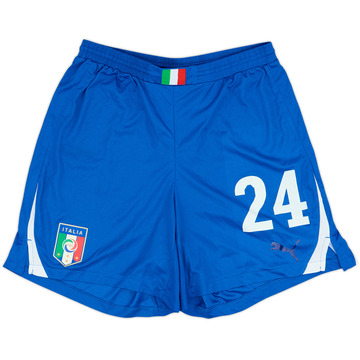 2010-11 Italy Player Issue Home Shorts #24 - 6/10 - (XL)