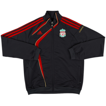 2010-11 Liverpool adidas Hooded Track Jacket - 8/10 - (L.Boys)