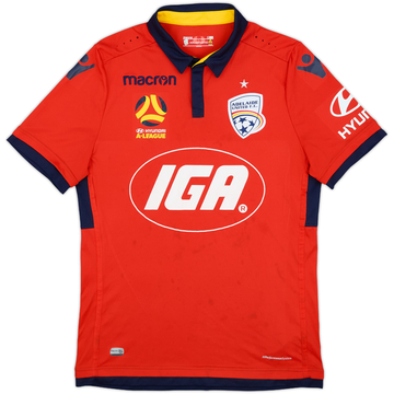 2017-18 Adelaide United signed Home Shirt - 5/10 - (M)