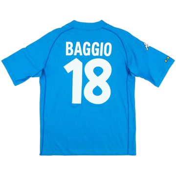 1998-99 Italy Home Shirt #18 (Baggio) - 8/10 - (S)