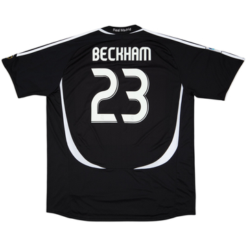 Camiseta de visitante del Real Madrid 2006-07 Beckham #23 - 9/10 - (XXL)