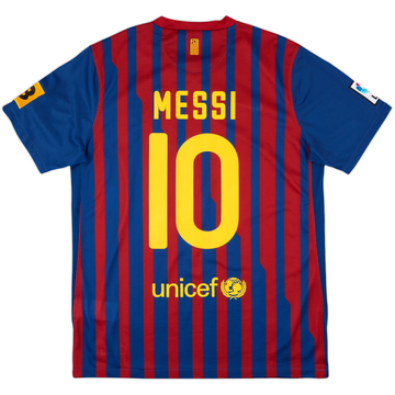 2011-12 Barcelona Away Shirt Messi #10