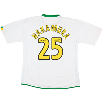 2008-09 Celtic Player Issue Away L/S Shirt Nakamura #25 - 8/10 - (XL)