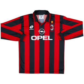 1994-95 AC Milan Lotto Track Jacket - 8/10 - (XXL.Boys)