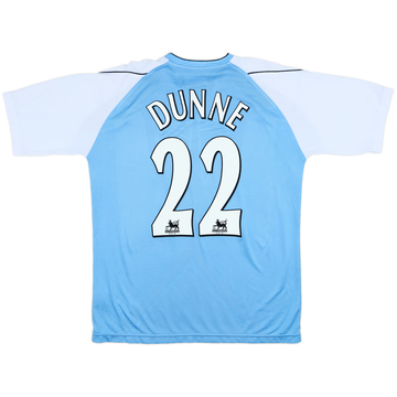 2006-07 Manchester City Home L/S Shirt Beasley #24 - 5/10 - (S)