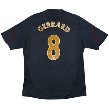 2009-10 Liverpool Away Shirt Gerrard #8 - 4/10 - (XXL)