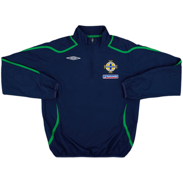 2007-09 Northern Ireland Umbro 1/4 Zip Drill Top - 8/10 - (L)