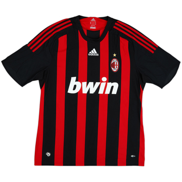 2008-09 AC Milan Home Shirt L/S Maldini #3 - 5/10 - (M)