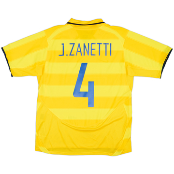 2003-04 Inter Milan Away Shirt J.Zanetti #4 - 9/10 - (M)