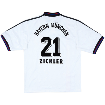 【正規95-97Bayern München  ZICKLER #21】 1995/97 Bayern Munich Zickler #21 Home Shirt (L) Adidas – Cult Kits