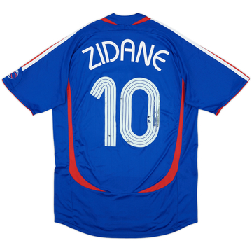 2002-04 France Home Shirt Zidane #10