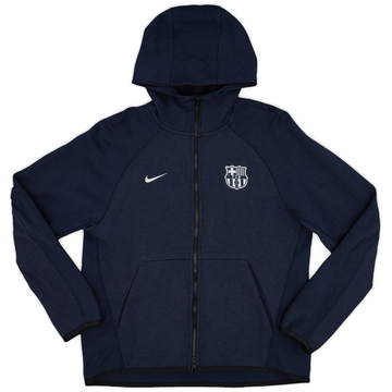 2001-02 Barcelona Nike Hooded Track Jacket - 8/10 - (L)