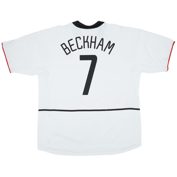 2002-03 Manchester United Away Shirt Beckham #7 (XXL)