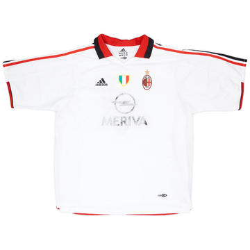 2003-04 AC Milan Player Issue Home L/S Shirt Nesta #13