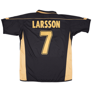 1998-99 Celtic Away Shirt Larsson #7 - 6/10 - (L)