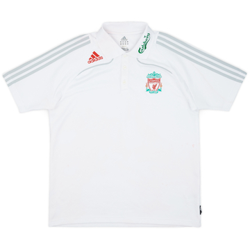 2008-09 Liverpool adidas Polo Shirt - 6/10 - (L)