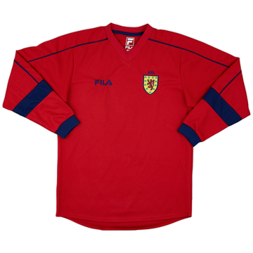 2000-02 Scotland Fila Training Shirt - 9/10 - (XL)