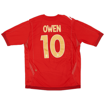 (税込) #10 Owen Shirt Away England 2006-08 - (S) - 4/10 トップス