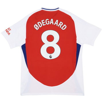 2024-25 Arsenal Authentic Home Shirt Odegaard #8