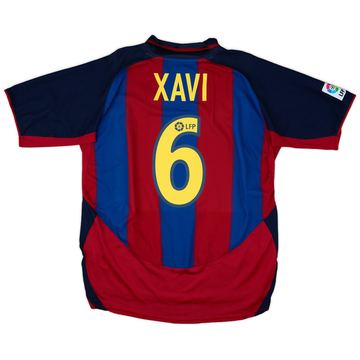 【送料無料】 Xavi Shirt Third Barcelona 2003-04 #6 (M) - 9/10 - ウェア