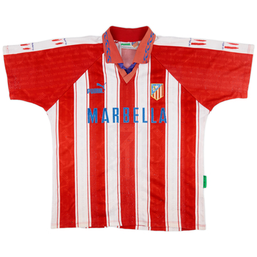 2001-02 Atletico Madrid Home Shirt - 5/10 - (M)