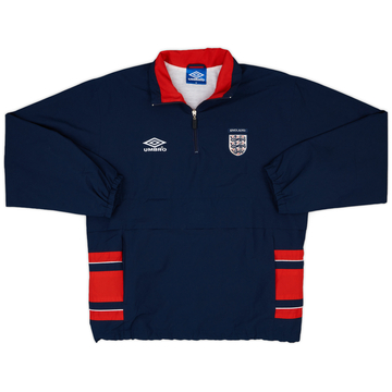 予約販売 1998-00 (M) - 7/10 - Shirt Training Zip 1/4 Umbro England ウェア