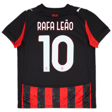 AC Milan Rafa Leão 10 シャツ 黒 2025-26 AC Milan Home Shirt Rafa Leao #10
