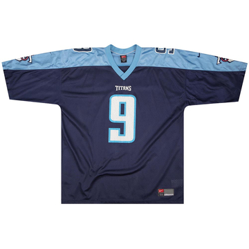 1999 00 Tennessee Titans McNair 9 Nike Jersey Home M