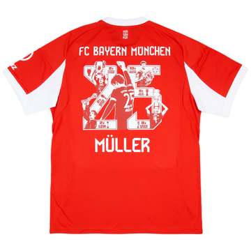 2009-10 Bayern Munich Home Shirt Muller #25 - 8/10 - (L)