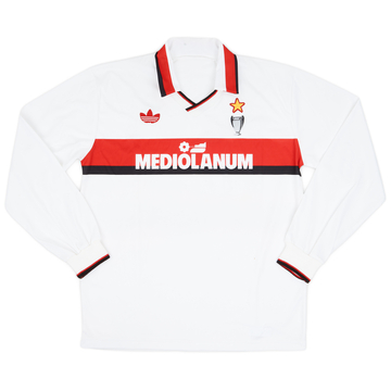 1990-91 AC Milan Away L/S Shirt #9 - 7/10 - (XL)
