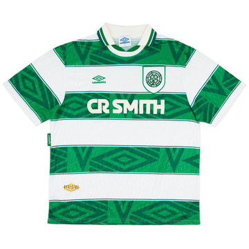 1993-95 Celtic Home Shirt - 9/10 - (XL)