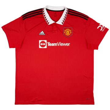 2022-23 Manchester United Home Shirt - 8/10 - (3XL) 2022-23 Manchester United Home Shirt - 8/10 - (3XL)